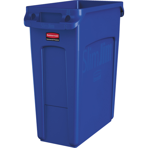 Slim Jim&reg; Vented Containers, Deskside, Polyethylene, 16 US gal. Industrial Sales