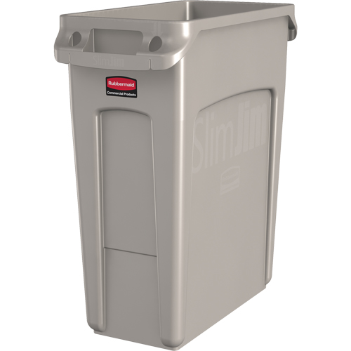 Slim Jim&reg; Vented Containers, Deskside, Polyethylene, 16 US gal. Industrial Sales