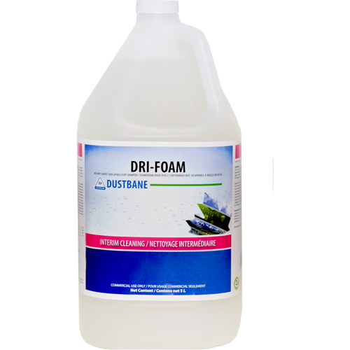 Shampooing pour tapis & meubles rembourr&eacute;s avec un appareil &agrave; brosse rotative Dri-Foam, 5 L, Cruche Industrial Sales