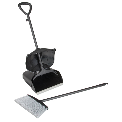 Lobby Dust Pan & Broom, Plastic Industrial Sales