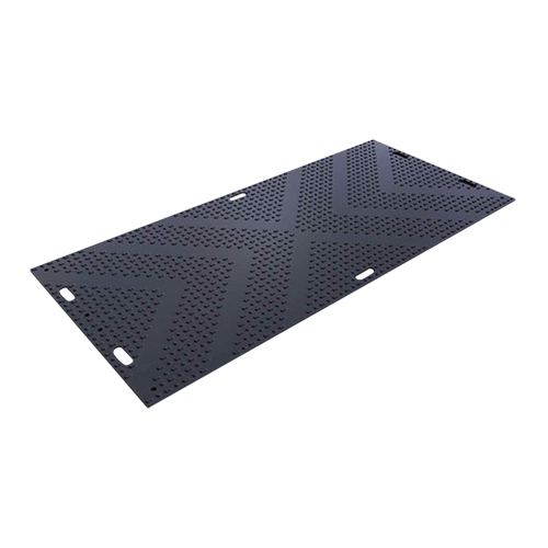 Protecteur de sol LibertyMat d'usage moyen, 4' x 8', Poly&eacute;thyl&egrave;ne haute densit&eacute;, Textur&eacute;, Noir Industrial Sales