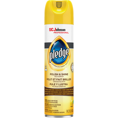 Pledge&reg; Lemon Furniture Polish, 14.2 oz., Aerosol Can Industrial Sales