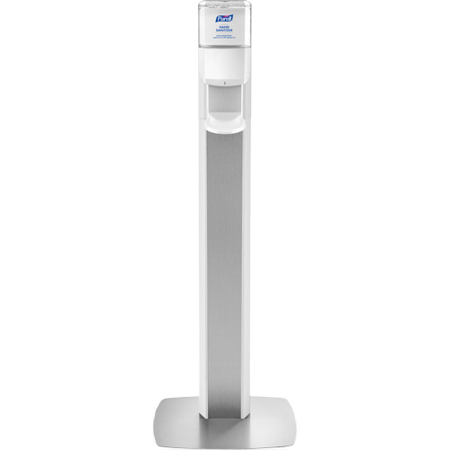 Messenger ES6 Silver Panel Floor Stand with Dispenser Industrial Sales