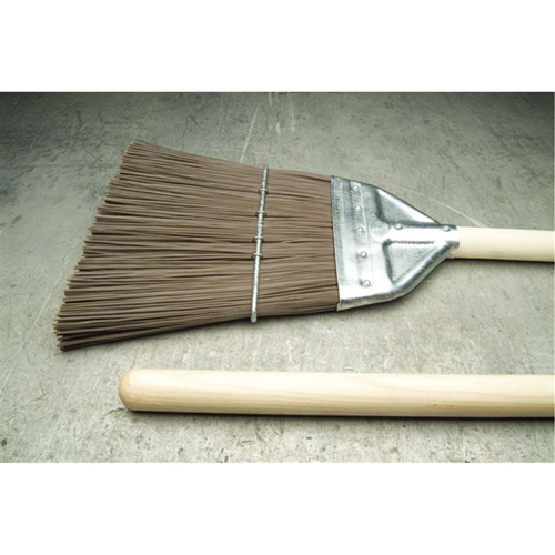 Balai pour chemin de fer, Manche en Bois, Soies en Polypropyl&egrave;ne, 55" lo Industrial Sales