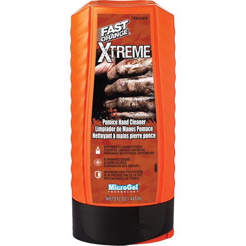 Xtreme Professional Grade Hand Cleaner, Pumice, 443 ml, Bottle, Orange Industrial Sales