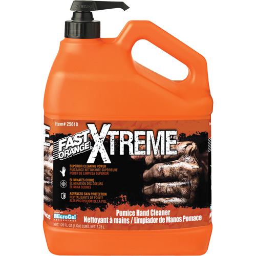 Xtreme Professional Grade Hand Cleaner, Pumice, 3.78 L, Pump Bottle, Orange Industrial Sales