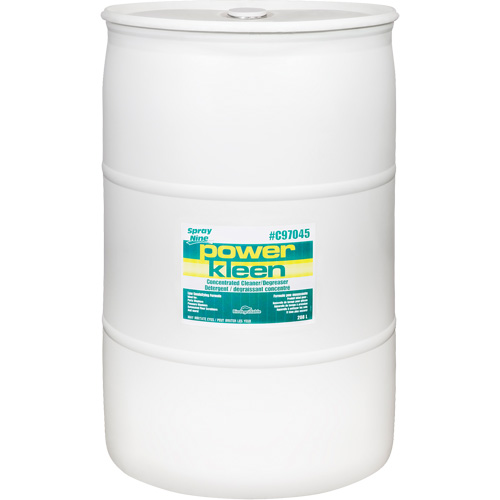 Produit nettoyant pour nettoyeur de pi&egrave;ces Power Kleen, 208 L, Baril Industrial Sales