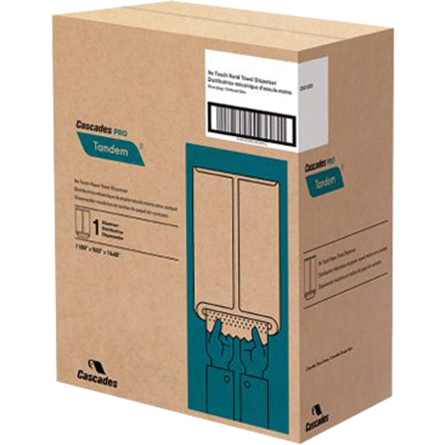 Distributeur d'essuie-mains Pro Tandem, Sans contact, 11,5" la x 9" p x 16,6" h Industrial Sales