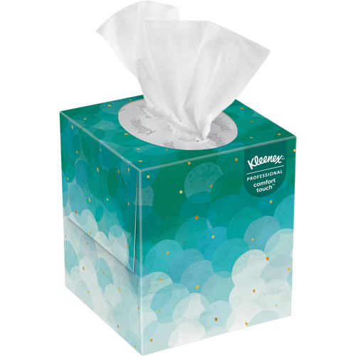 Kleenex&reg; Upright Facial Tissue, 2 Ply, 7.8" L x 8.3" W, 95 Sheets/Box Industrial Sales