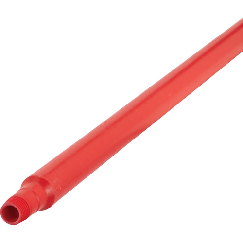 Manche ultra hygi&eacute;nique, Balai/Grattoir/Raclette, Rouge, Ergonomique, 59" lo Industrial Sales