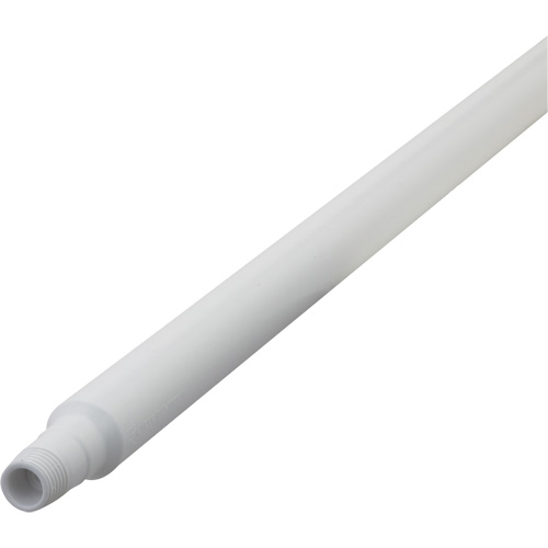 Ultra Hygiene Handle, Broom/Scraper/Squeegee, White, Ergonomic, 59" L Industrial Sales