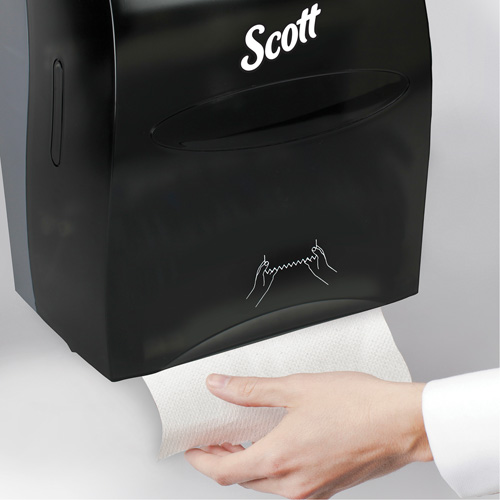 Distributeur d'essuie-mains Essential de Scott, Manuel/Sans contact, 12,63" la x 10,2" p x 16,13" h Industrial Sales