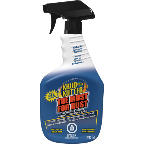 The Must for Rust Rust Remover Gel, Trigger Bottle Industrial Sales