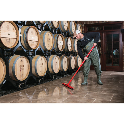 Fixed Head Food Hygiene Floor Squeegee, 20", Green Industrial Sales