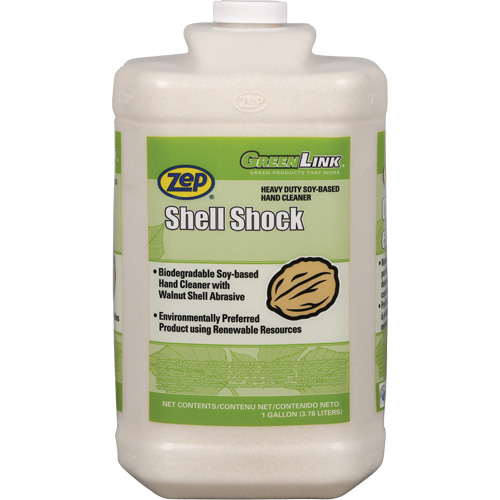 Nettoyant surpuissant pour les mains Shell Shock, Cr&egrave;me, 3,78 L, Cruche, Parfum&eacute; Industrial Sales