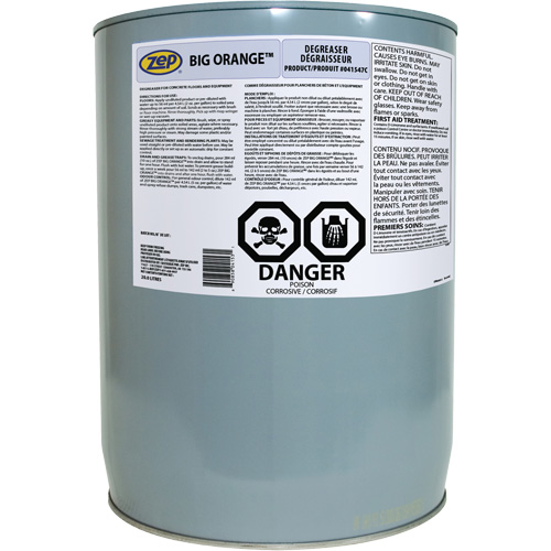 D&eacute;graissant industriel et nettoyant pour graffitis Big Orange, 20 L Industrial Sales