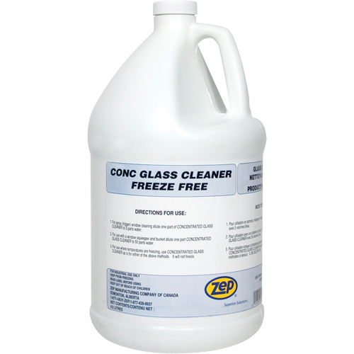 Nettoyant pour verre concentr&eacute; &agrave; l&eacute;preuve du gel, 4 L, Cruche Industrial Sales