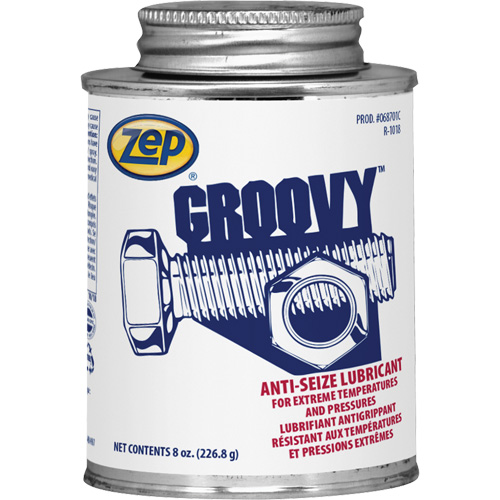 Groovy Lubricant & Anti-Seize, 8 oz., Brush Top Can, 2100°F (1100°C) Max. Temp Industrial Sales