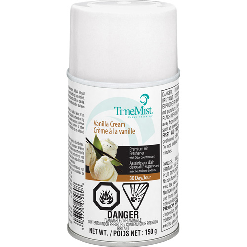 TimeMist&reg; Industrial Strength Air Freshener, Vanilla Cream, Aerosol Can/Cartridge Industrial Sales