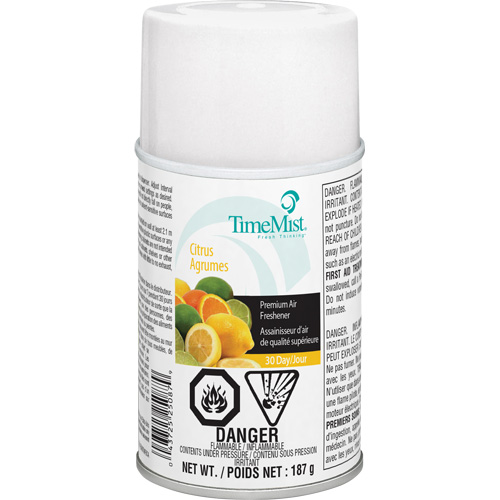 TimeMist&reg; Industrial Strength Air Freshener, Citrus, Aerosol Can/Cartridge Industrial Sales