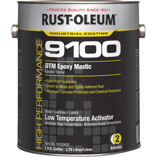 9100 System DTM Epoxy Mastic Low Temperature Activator, Gallon Industrial Sales