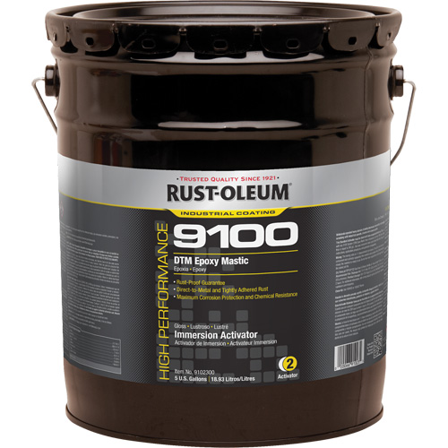 9100 System DTM Epoxy Mastic Immersion Activator, 5 gal., Pail Industrial Sales