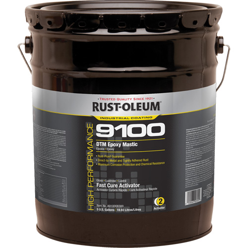 Activateur pour s&eacute;chage rapide pour mastic &eacute;poxy DTM du syst&egrave;me 9100, 5 gal., Seau Industrial Sales