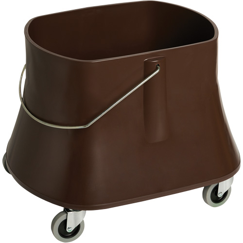 Seau pour vadrouille Champ, Capacit&eacute; de 10 gal. US (40 pintes), Brun Industrial Sales