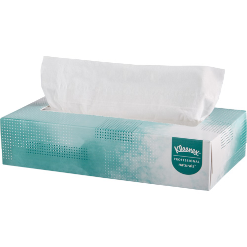 Papiers-mouchoirs Naturals de Kleenex, 2 pli, 8,4" lo x 8" la, 125 feuilles/boîte Industrial Sales