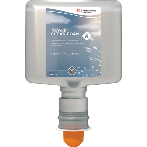 Refresh Clear Handwash, Foam, 1.2 L, Unscented Industrial Sales