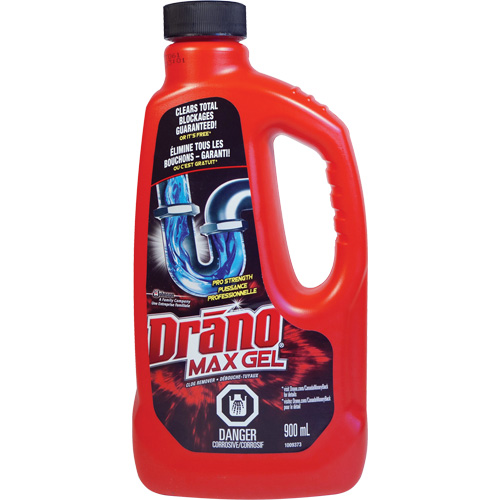 Produit d&eacute;bouchant pour drain Max Gel de Drano Industrial Sales