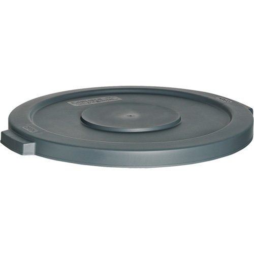 Waste Container Lid, Flat Lid, Plastic, Fits Container Size: 22" Dia. Industrial Sales