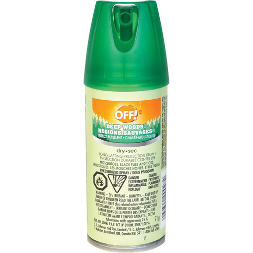 Insectifuge Off! R&eacute;gions sauvages, DEET &agrave; 25 %, Vaporisateur, 100 ml Industrial Sales
