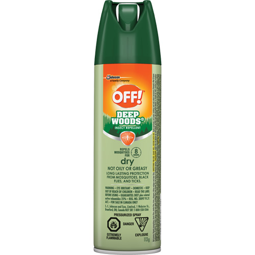 Insectifuge Off! R&eacute;gions sauvages, DEET &agrave; 25 %, A&eacute;rosol, 113 g Industrial Sales