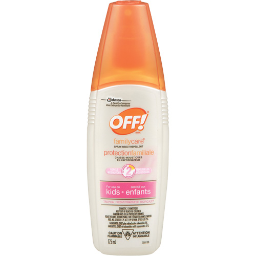 Insectifuge Off! Protection familiale &agrave; parfum de Fraîcheur tropicale, DEET &agrave; 5 %, Vaporisateur, 175 ml Industrial Sales