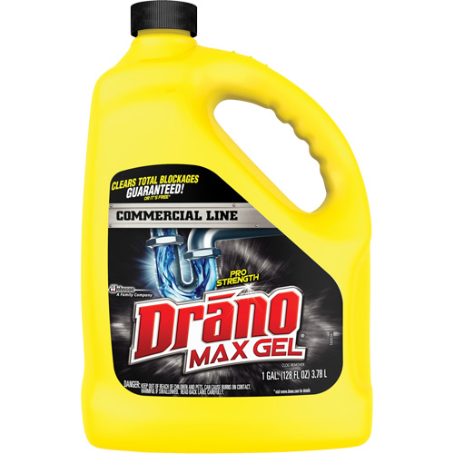 Produit d&eacute;bouchant pour tuyaux Drano Max Gel Industrial Sales