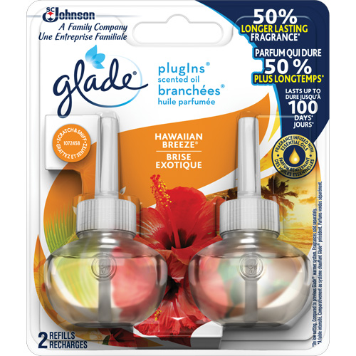 Recharge Glade Branch&eacute;es huile parfum&eacute;e, Brise exotique, Cartouche Industrial Sales