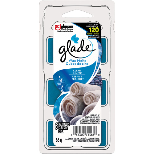 Cubes de cire parfum&eacute;e Glade, Lessive fraîche  Industrial Sales