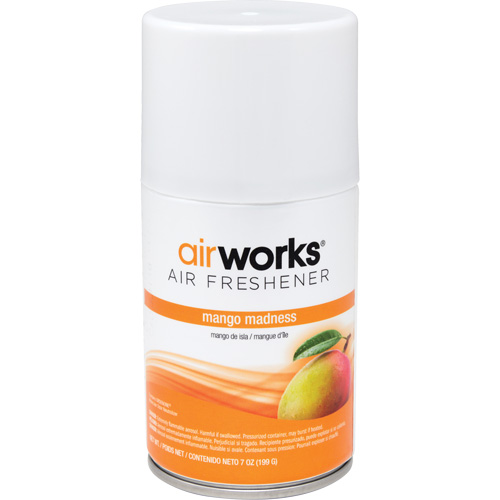 AirWorks&reg; Metered Air Fresheners, Mango Madness, Aerosol Can Industrial Sales