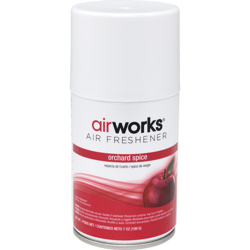 AirWorks&reg; Metered Air Fresheners, Orchard Spice, Aerosol Can Industrial Sales