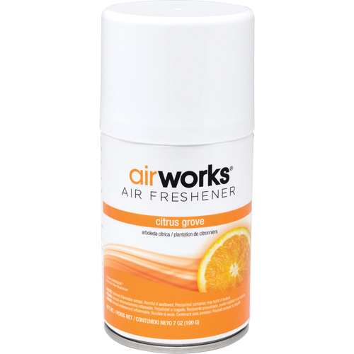 AirWorks&reg; Metered Air Fresheners, Citrus Grove, Aerosol Can Industrial Sales