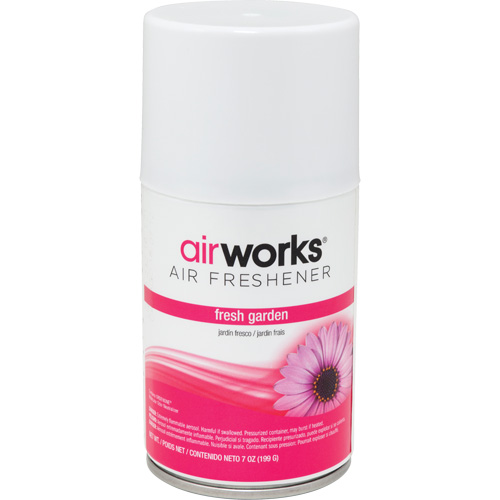 AirWorks&reg; Metered Air Fresheners, Fresh Garden, Aerosol Can Industrial Sales