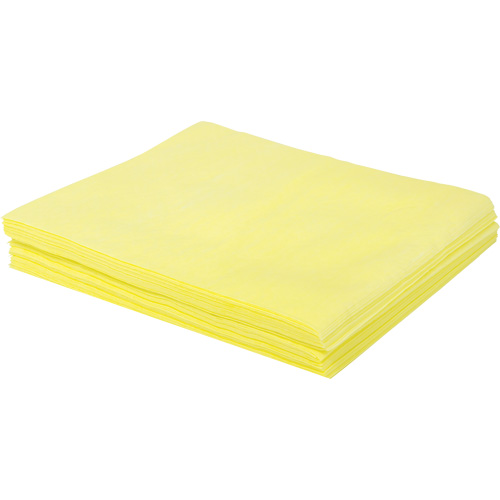 Chiffon &agrave; poussi&egrave;re trait&eacute; &agrave; l'huile pour service moyen TaskBrand, Polyester, Jaune Industrial Sales