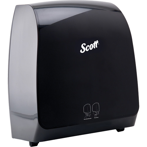 Distributeur de serviettes en rouleaux durs Scott Pro, &eacute;lectronique/Sans contact, 12,66" la x 9,18" p x 16,44" h Industrial Sales