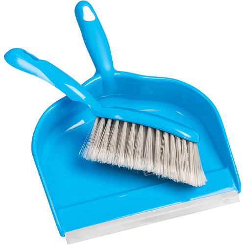 Brosse de comptoir avec porte-poussi&egrave;re, Plastique Industrial Sales