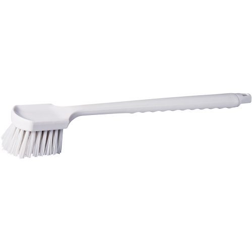 Long Handle Pot Brush, 20" L, Polypropylene Bristles, White Industrial Sales
