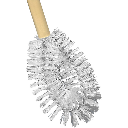 Brosse &agrave; cuvettes HD &agrave; broche torsad&eacute;e, 20" l, Soies Polypropyl&egrave;ne, Jaune Industrial Sales