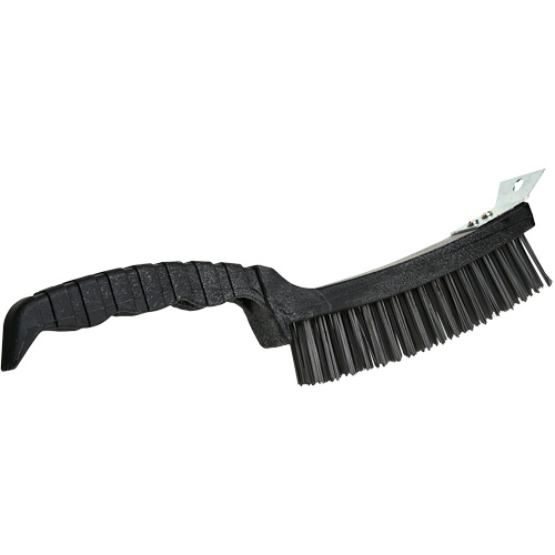 Brosse, Acier, 4 x 17 rangs de fils, Longueur 12" Industrial Sales
