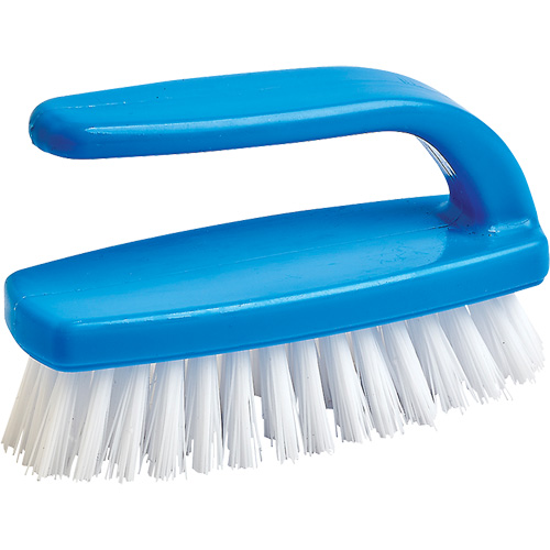Nail Cleaning Brush, 4" L, Synthetic Bristles, Blue/White Industrial Sales