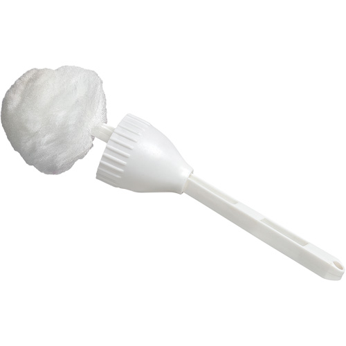 Cleaning Swab with Cup, 14-1/2" L, Acrylic Bristles, White Industrial Sales